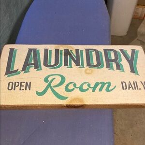 Vintage Laundry Room Sign